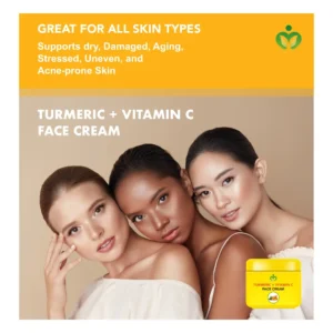 Turmeric and Vitamin C Face Cream for Dark Spots