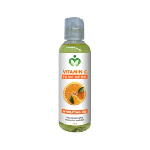 Vitamin C Skin and Hair Oil, Natural Moisturizer for Dark Spots and Anti-Aging Care