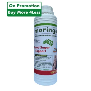 Moringa Blood Sugar Support Complex 500ml, Buy More 4Less – A herbal formula that supports natural glucose balance for healthy blood sugar and sustained energy.