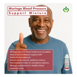 Moringa Blood Pressure Mixture - natural herbal formula for heart health, circulation support, and daily cardiovascular balance.