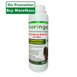 Moringa Male Libido Booster - supports sexual health, stamina, performance, confidence, performance and overall male vitality.